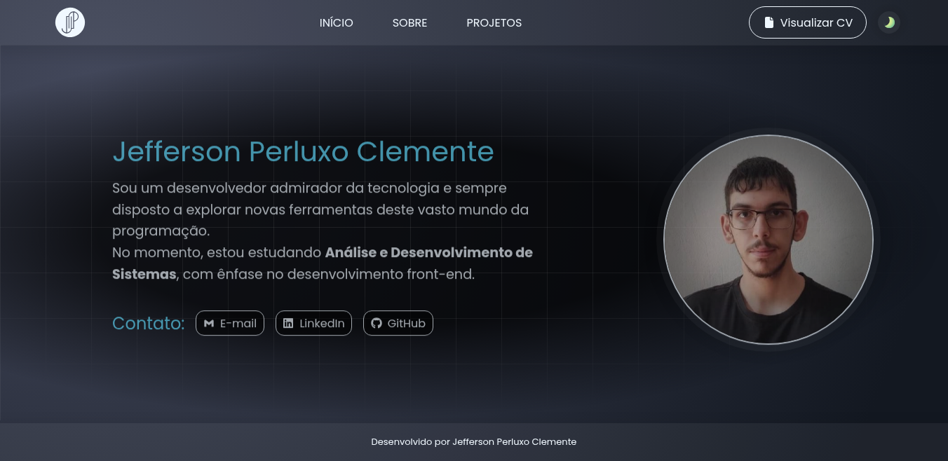 Thumbnail do projeto Portfolio-React